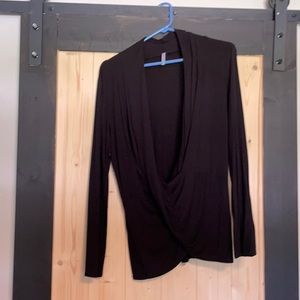 Black breastfeeding cardigan